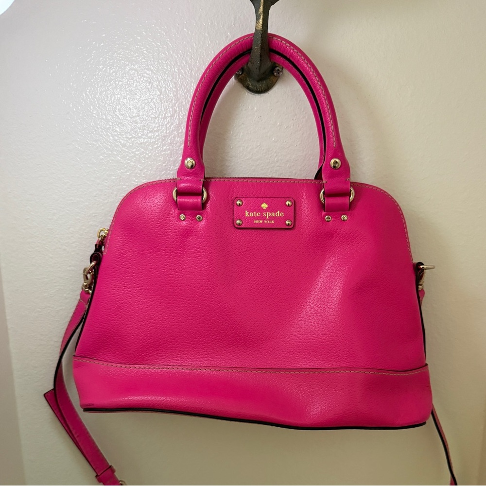 Kate Spade Pink Satchel with Double Handles